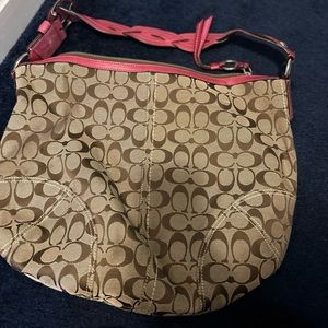 Signature coach purse